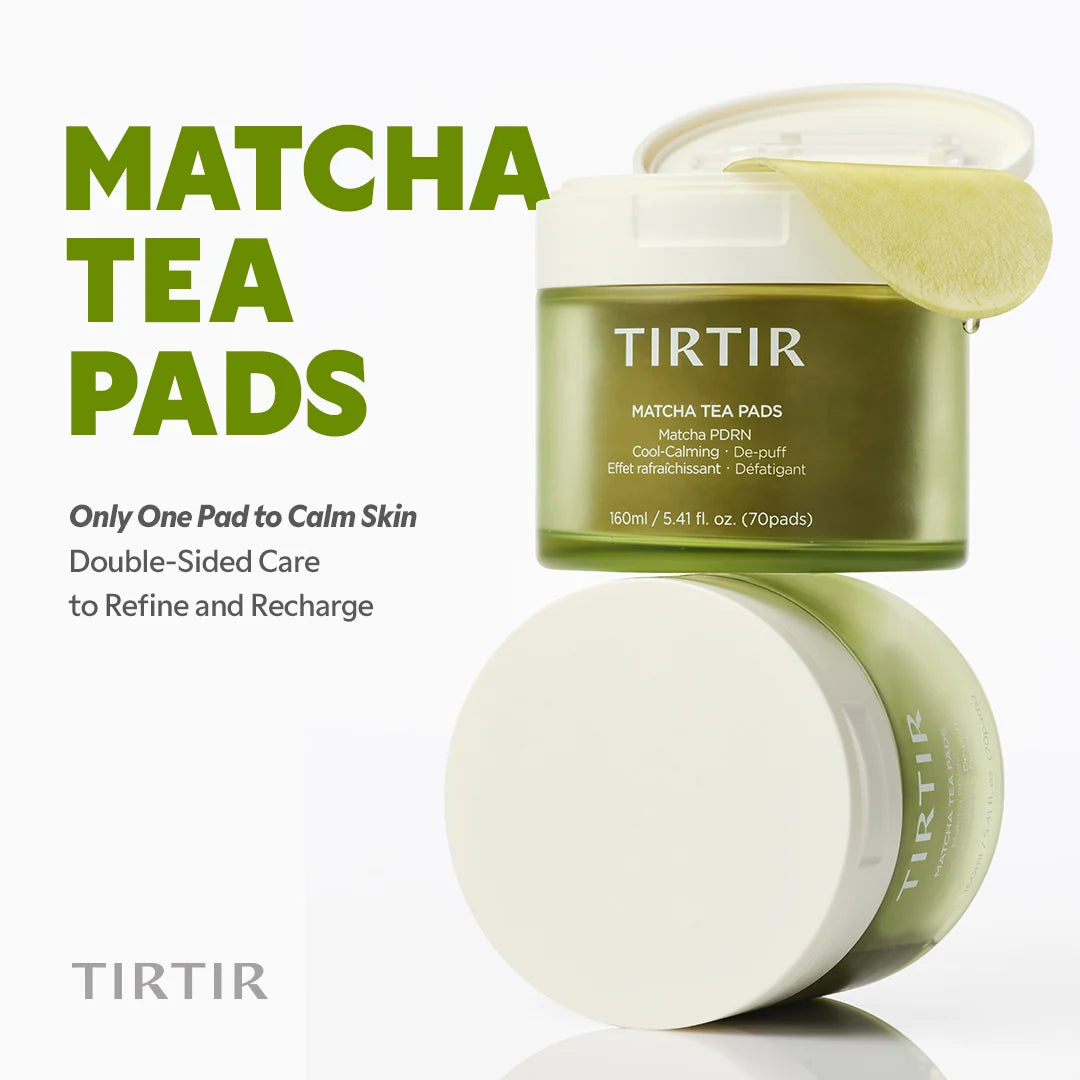 [PRE-ORDER] TIRTIR Matcha Tea Pads 190ml /80 Pads
