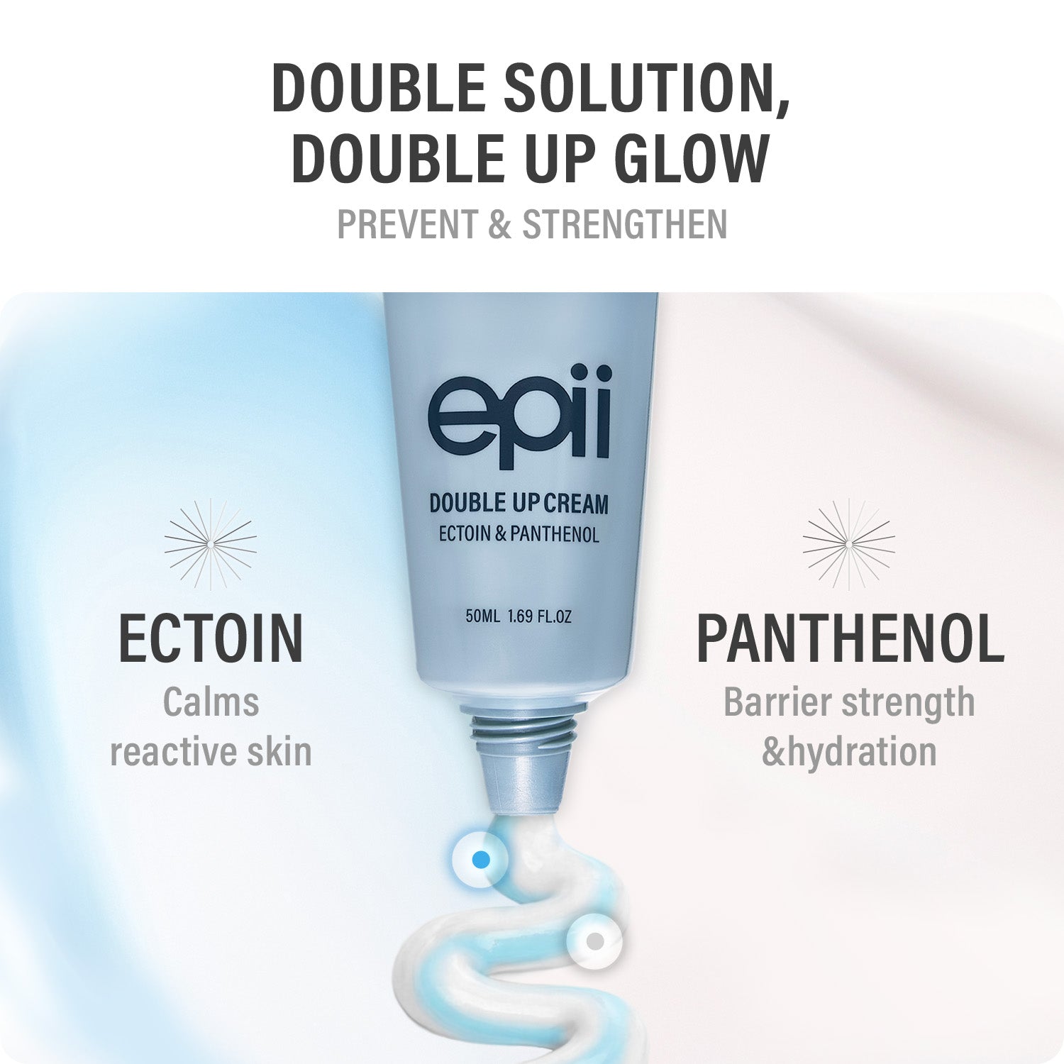 [Pre Order] EPII Double Up Cream Ectoin & Panthenol 50ml