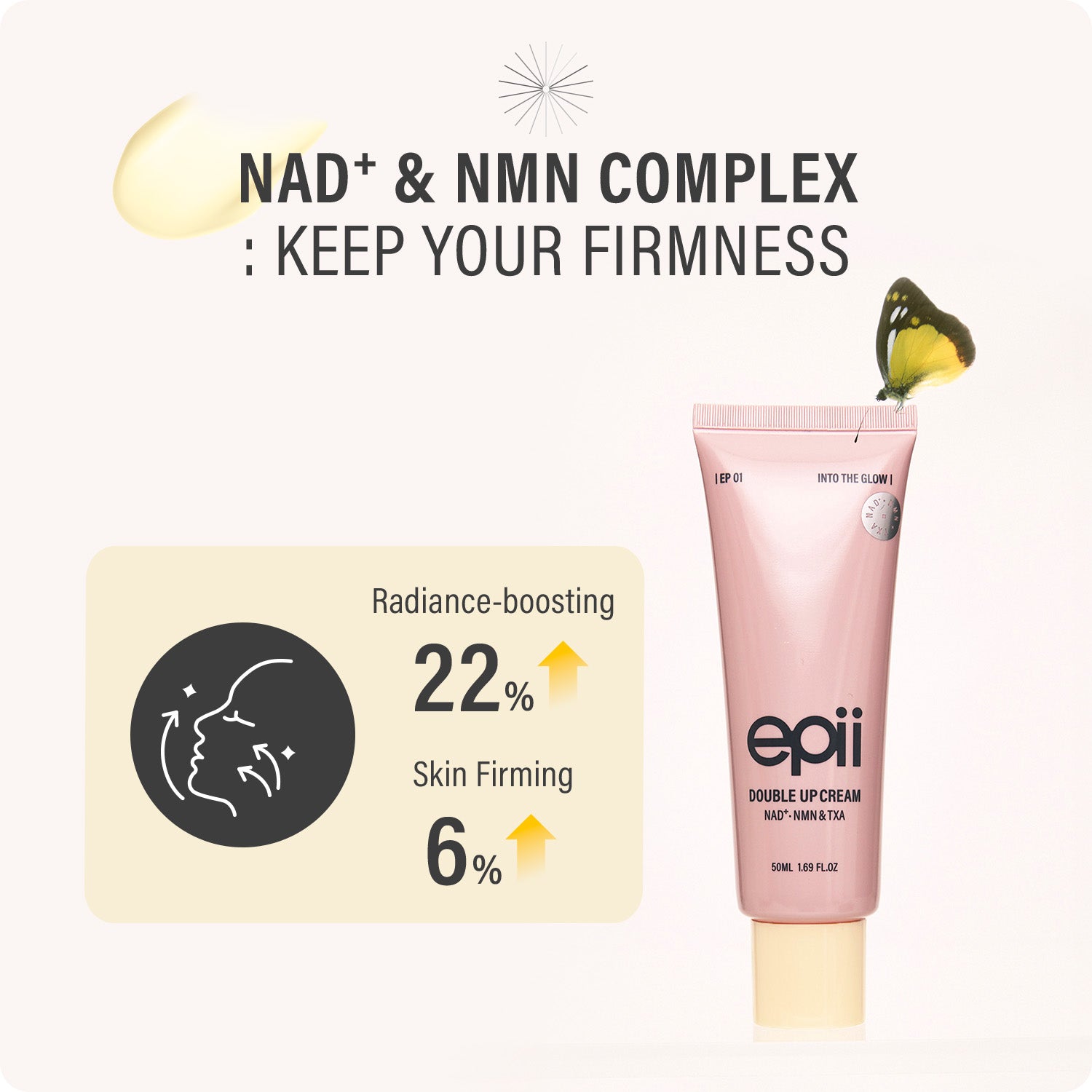 BOGO Epii Double Up Cream NAD+ NMN & TXA 50ml
