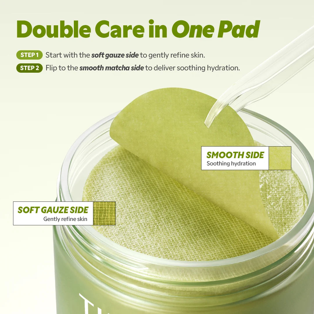 [PRE-ORDER] TIRTIR Matcha Tea Pads 190ml /80 Pads
