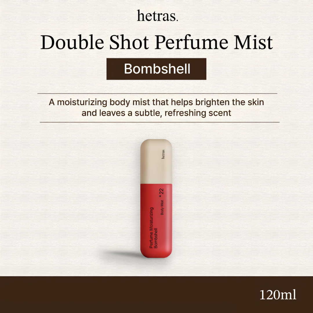 [PRE-ORDER] Hetras Double Shot Perfume Body Mist 120ml