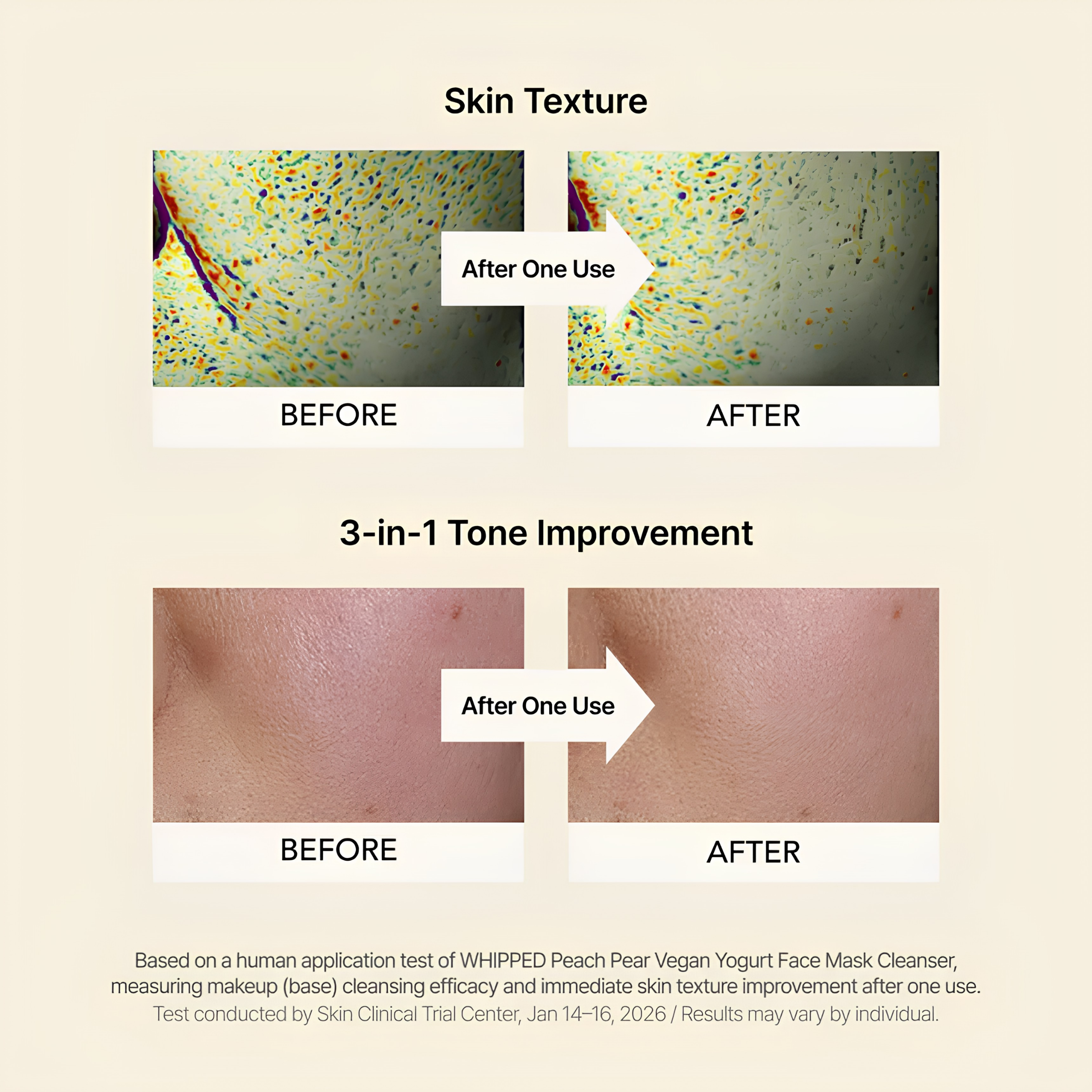 [PRE-ORDER] Whipped Peach Pear Vegan Yogurt Face Mask Cleanser 130g