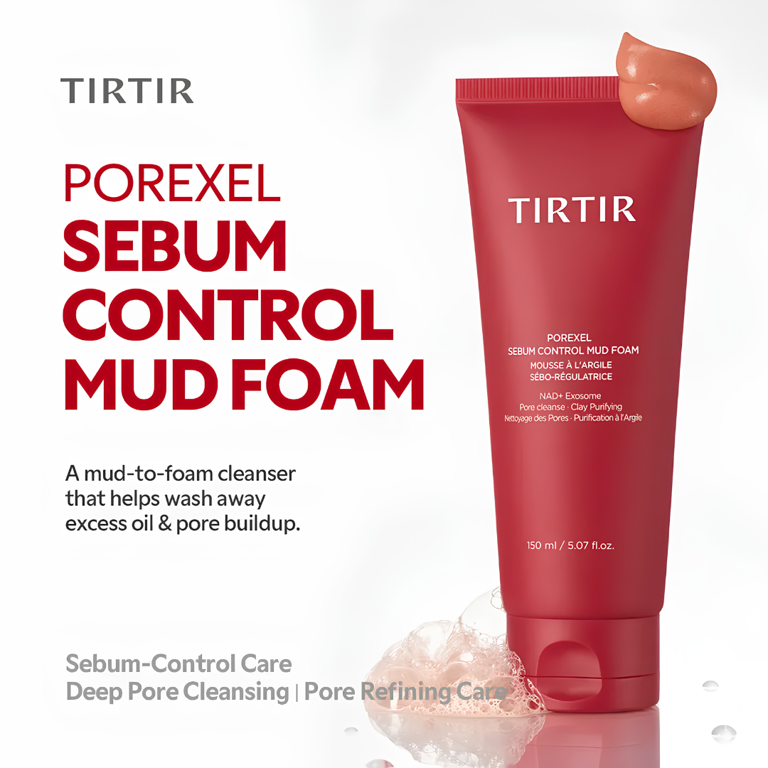 [PRE-ORDER] TirTir Porexel Sebum Control Mud Foam 150ml