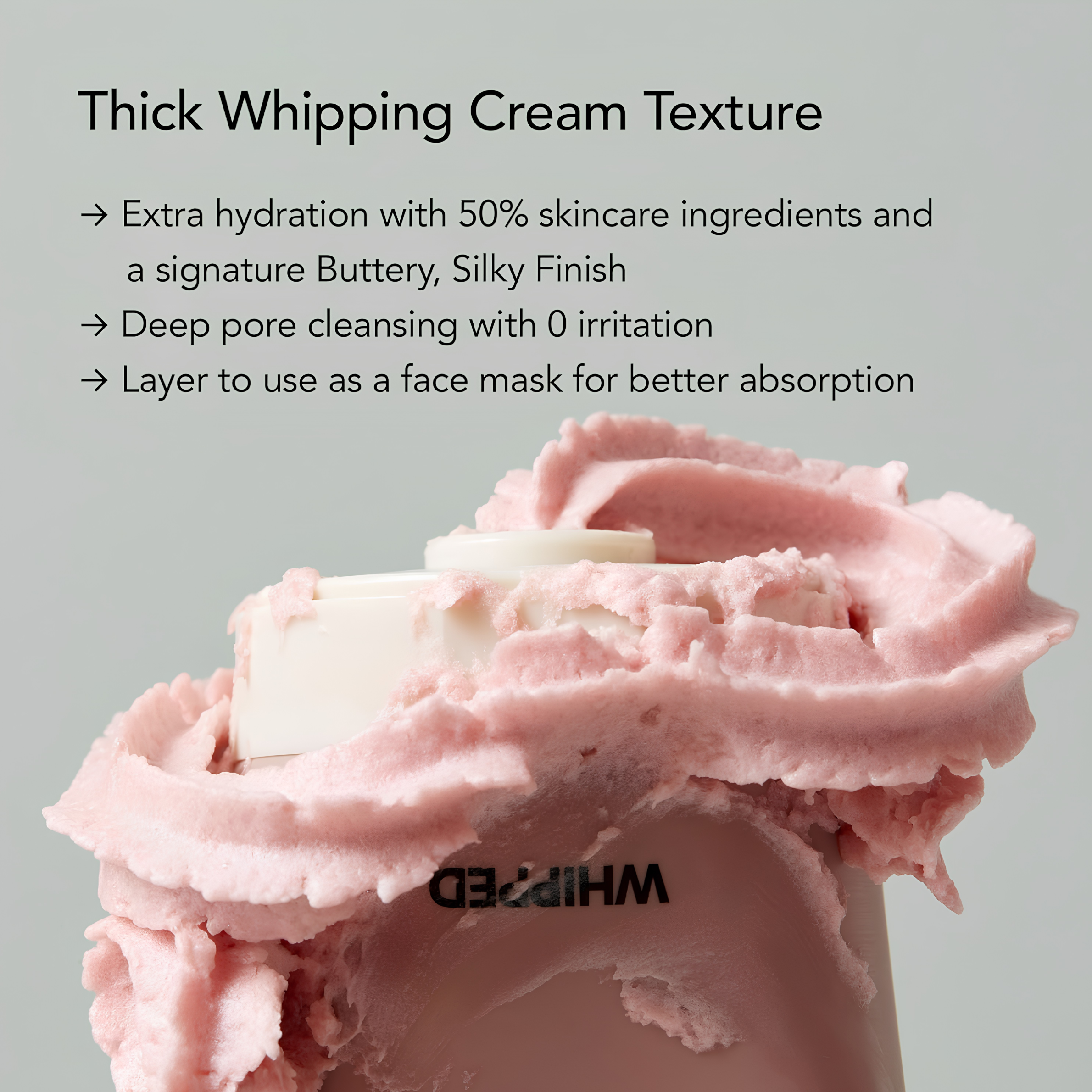 [PRE-ORDER] Whipped Peach Pear Vegan Yogurt Face Mask Cleanser 130g
