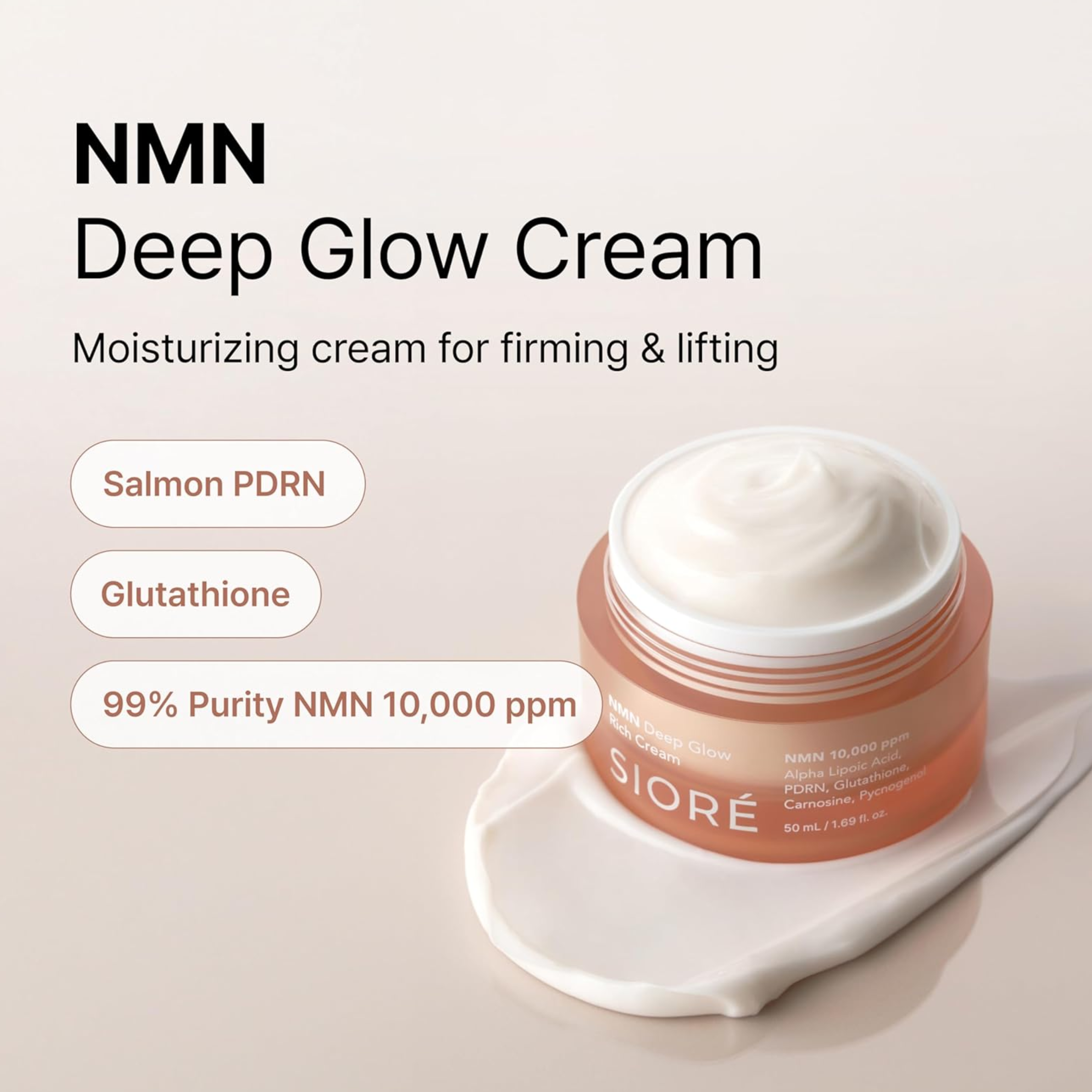 [PRE ORDER] Siore NMN Deep Glow Rich Cream 50ml