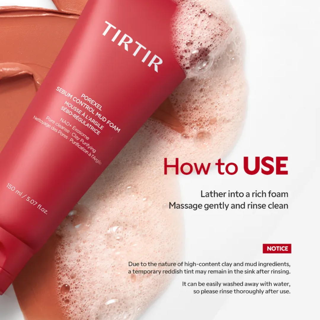 [PRE-ORDER] TirTir Porexel Sebum Control Mud Foam 150ml