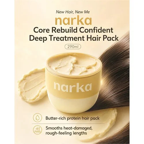 [PRE ORDER] NARKA Core Rebuild Confident Deep Treatment Hair Pack 290ml