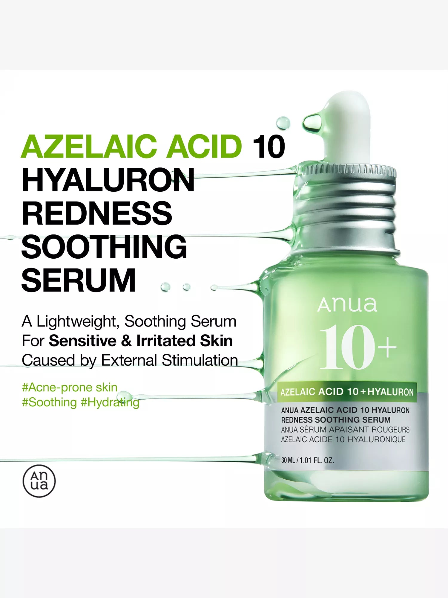 [PRE ORDER] BOGO Anua Azelaic Acid 10+ Hyaluron 30ml