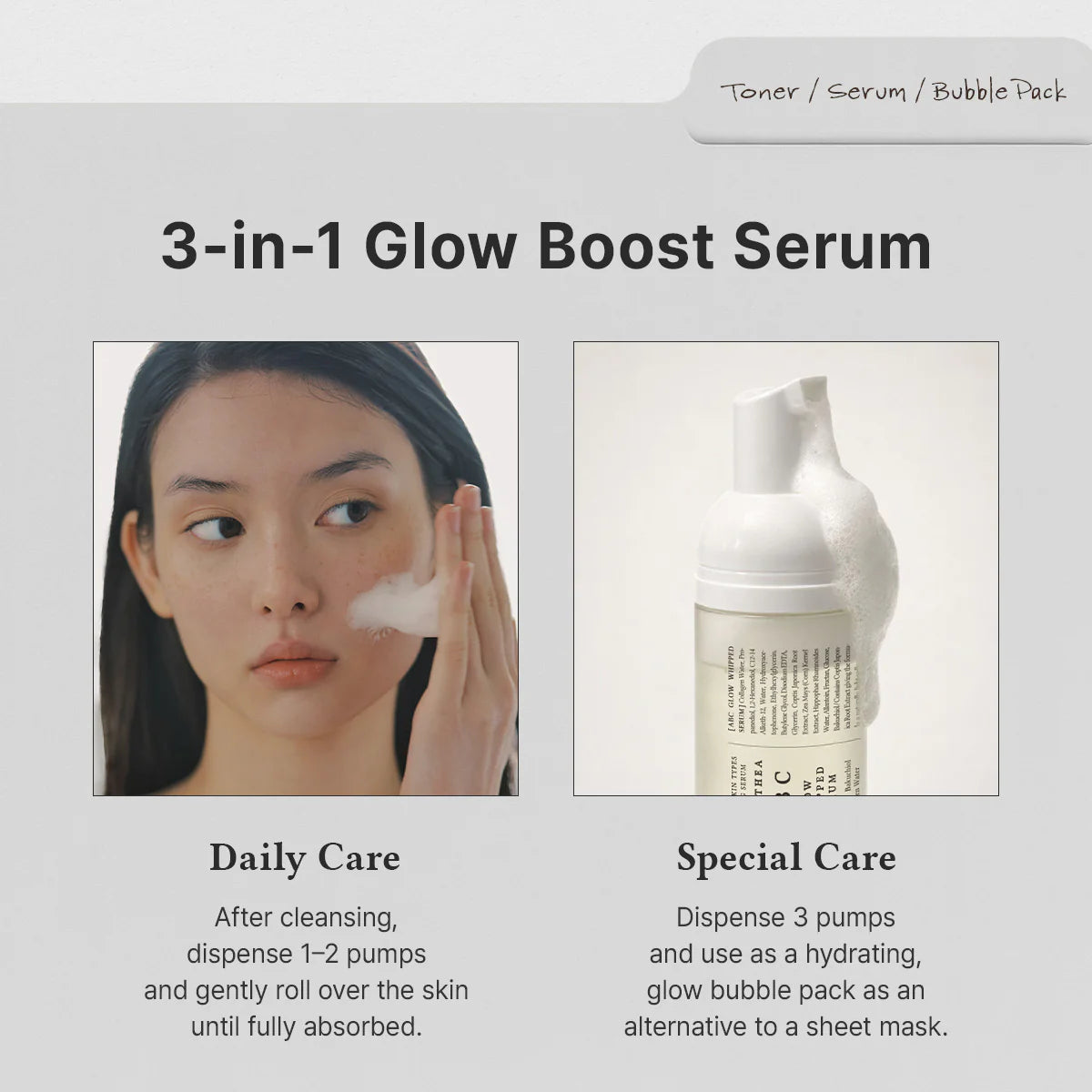 [PRE ORDER] DR ALTHEA ABC Glow Whipped Serum 100ml