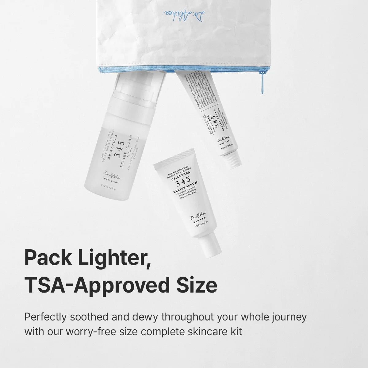 [PRE-ORDER] Dr Althea 345 Travel Set (Mist 60ml+Serum 15ml+Cream 15ml)