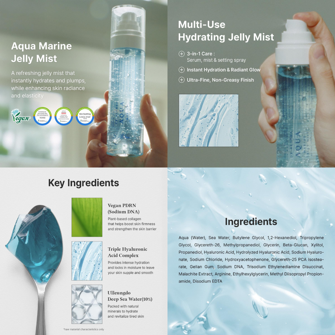 [PRE ORDER] Dr Althea 345 Cream Mist 100ml + Aqua Marine Jelly Mist 100ml