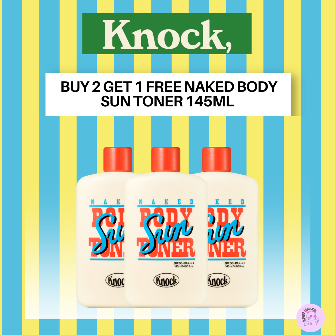 KNOCK Buy 2 Get 1 Free Naked Body Sun Toner 145ml