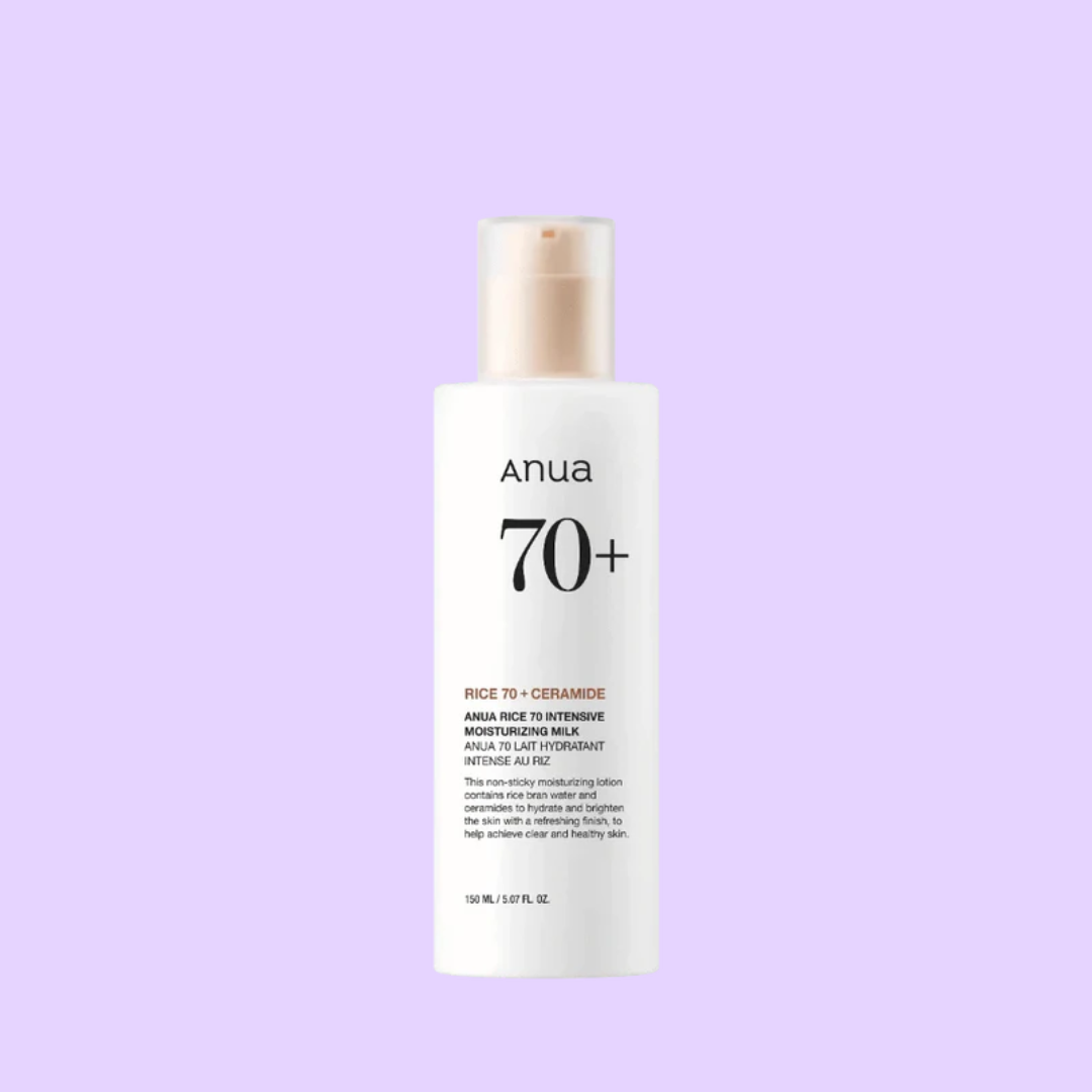 Anua Rice Series Cleansing Powder, Moisturiser, Toner & Serum