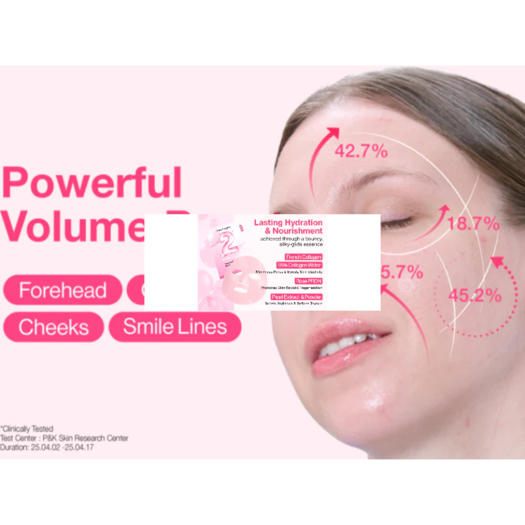 NUMBUZIN No.2 Rose PDRN Collagen Plumping Sheet Mask
