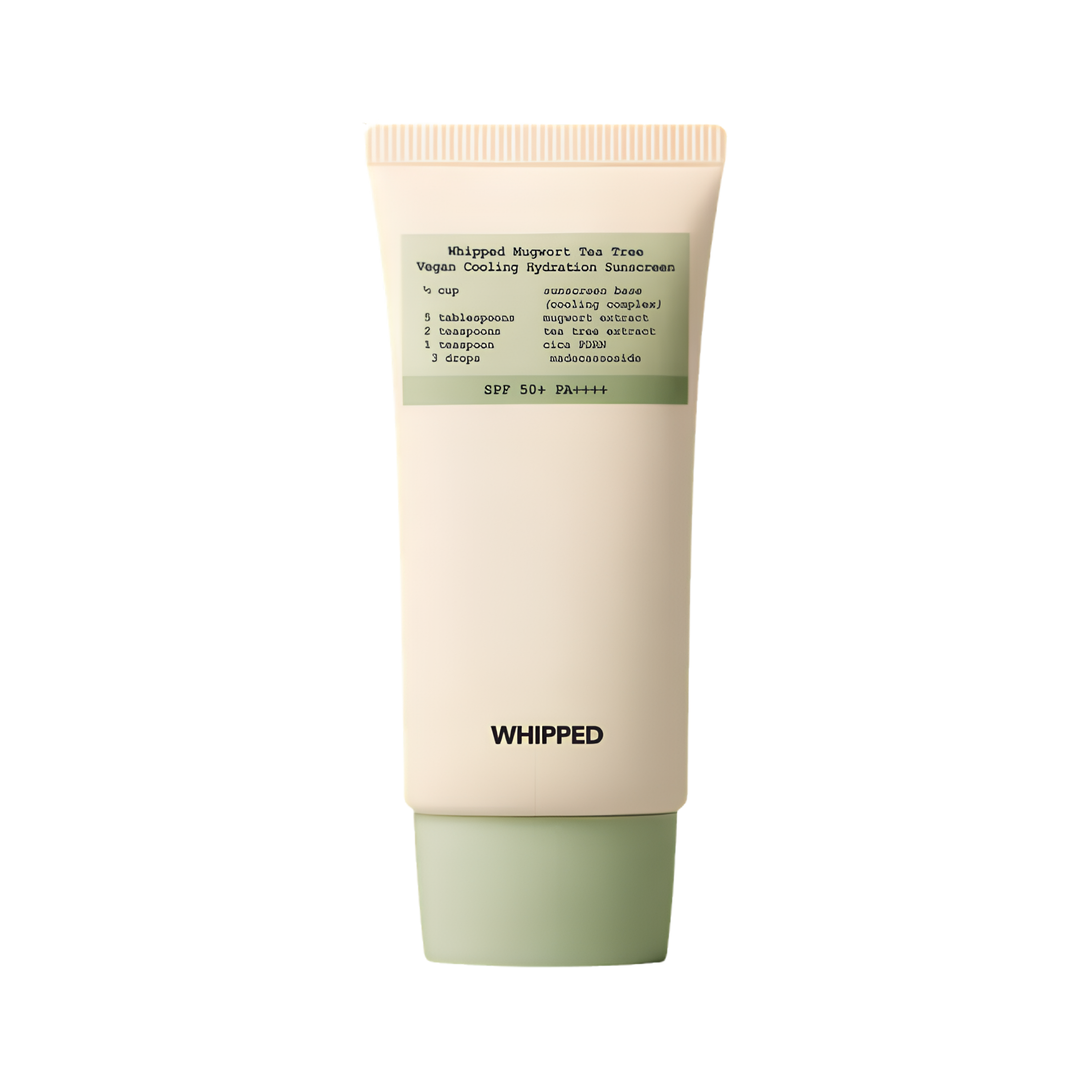 [PRE-ORDER] Whipped Mugwort Tea Tree Vegan Cooling Hydration Sunscreen 50ml