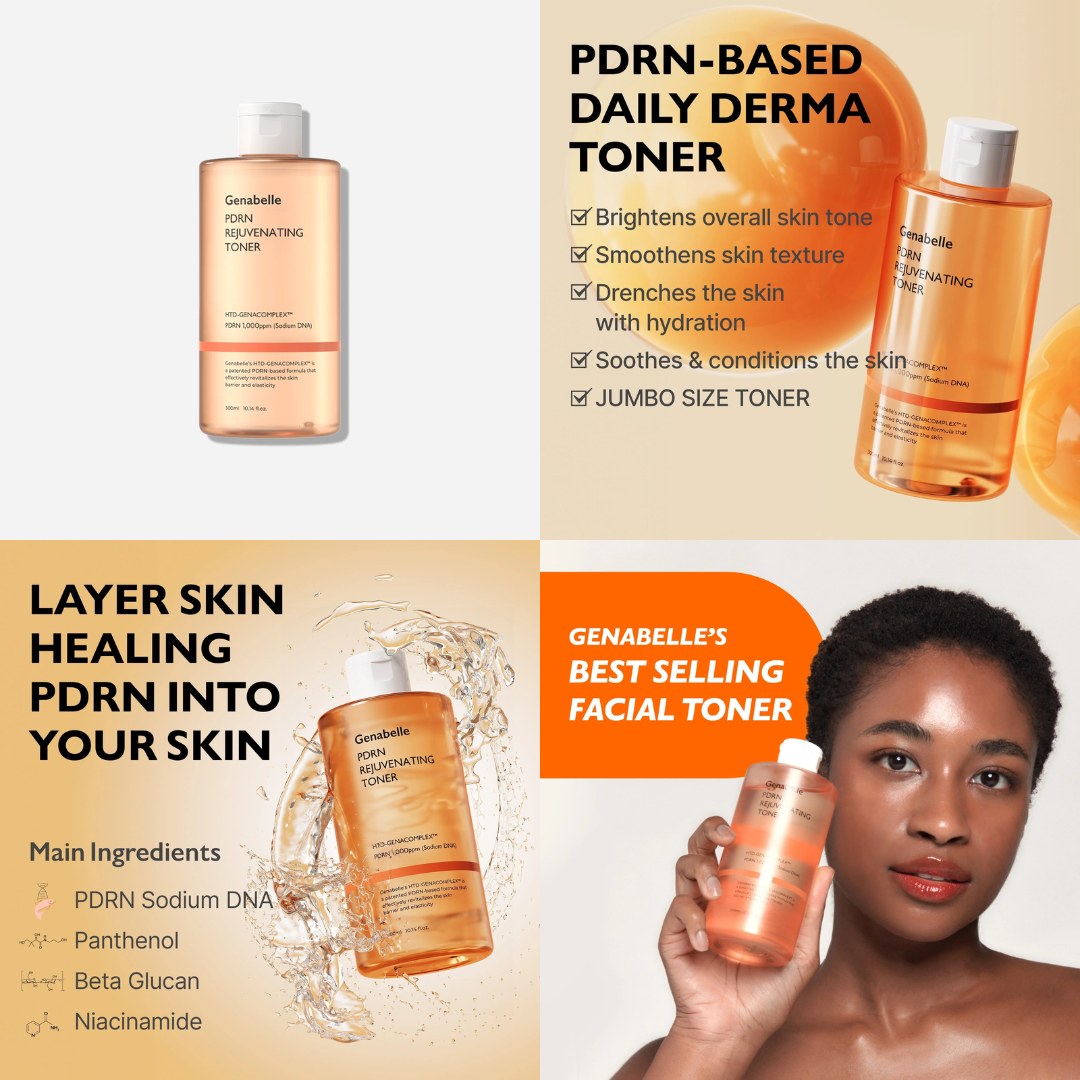 [PRE ORDER] Genabelle Brighten & Repair Duo - Toner 300ml + Vita Toning Ampoule 30ml