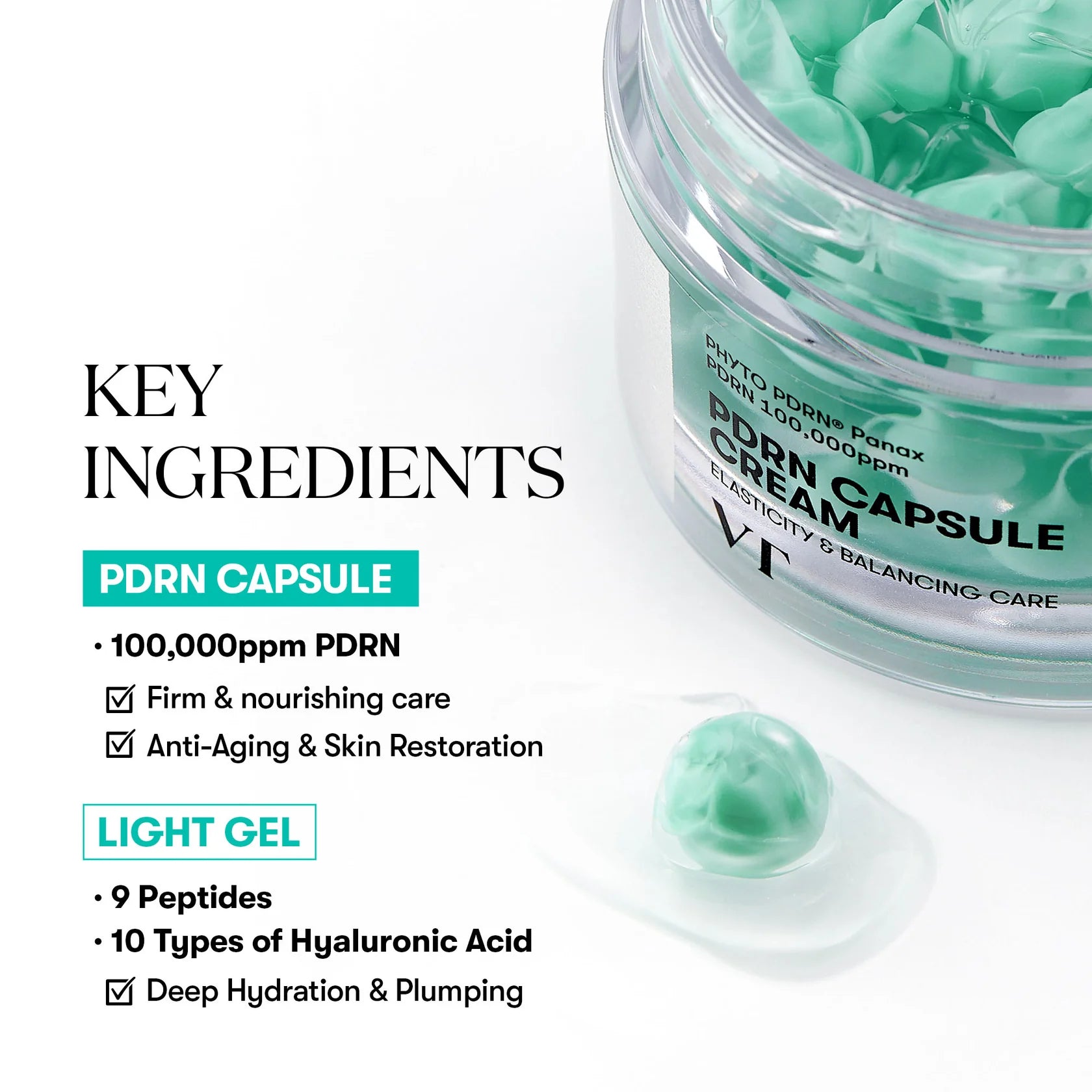 [PRE ORDER] VT COSMETICS PDRN Capsule Cream 50ml