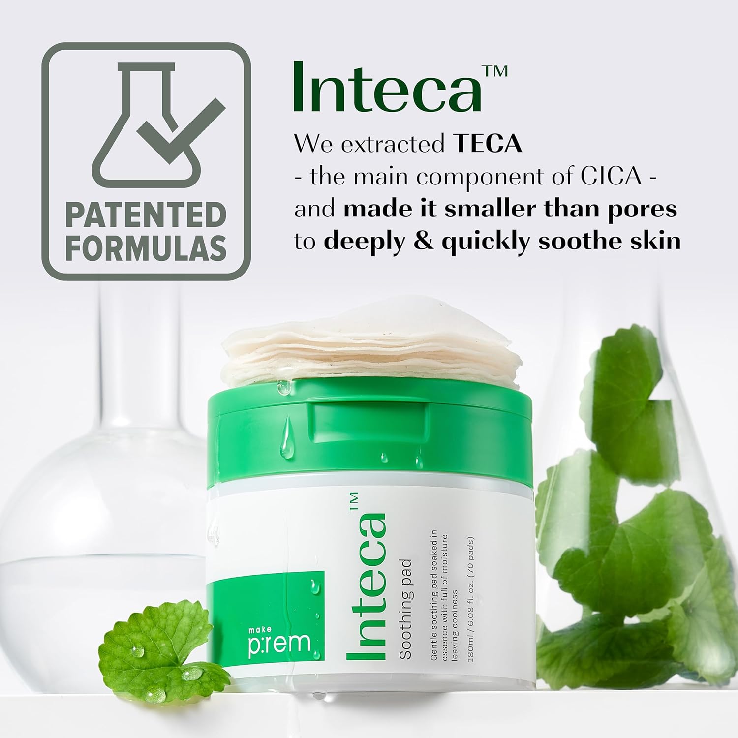 [PRE ORDER] BOGO Makeprem Inteca Soothing Pads 70pcs