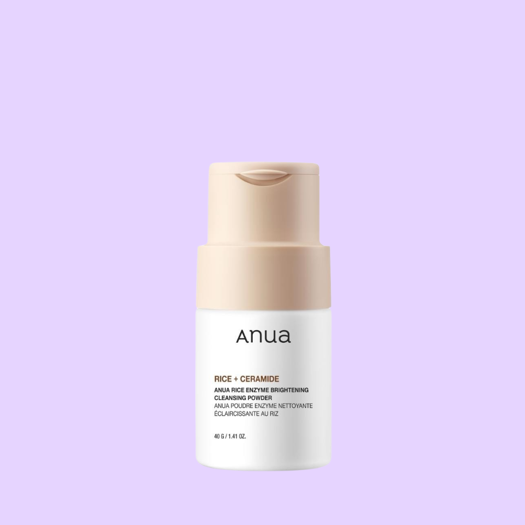Anua Rice Series Cleansing Powder, Moisturiser, Toner & Serum