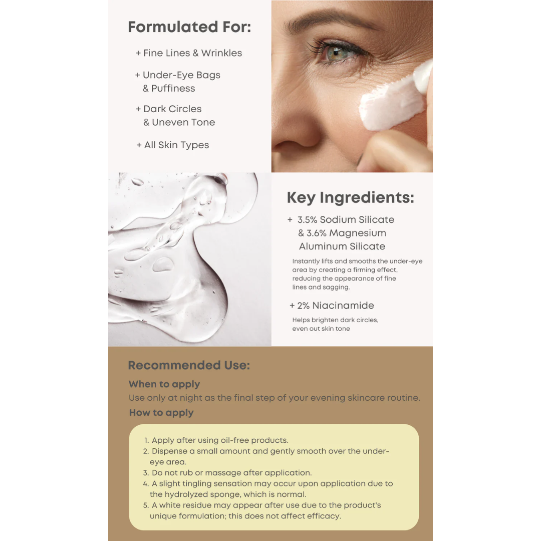 [PRE ORDER] NINE LESS Ever Youth Dual Effect Eye Cream 20ml