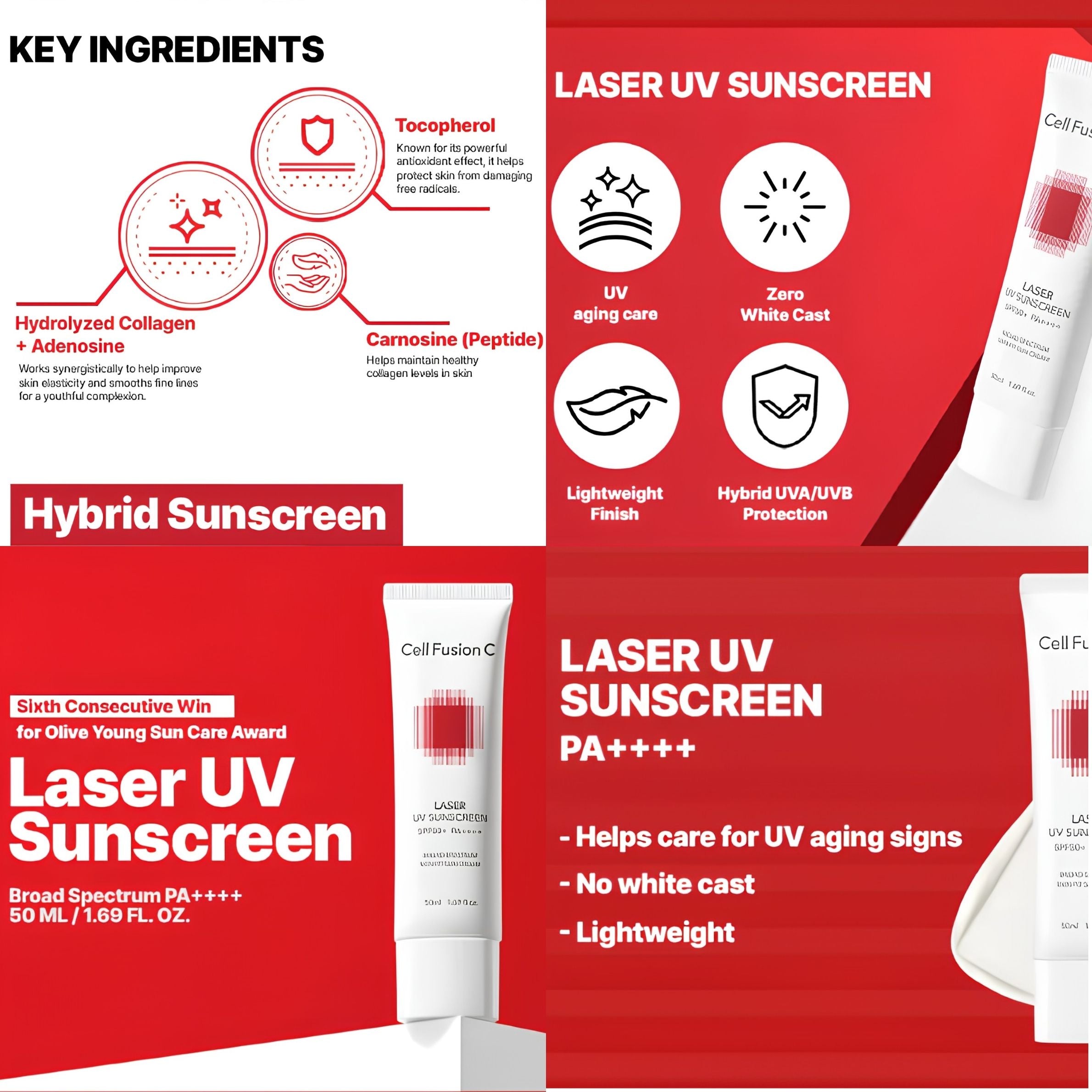 [PRE-ORDER] CELL FUSION C Laser UV Sunscreen SPF50+ PA++++ 50ml
