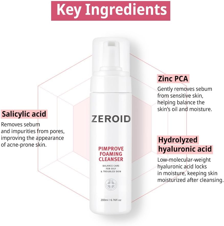 [PRE ORDER] ZEROID Pimprove Foaming Cleanser  200ml