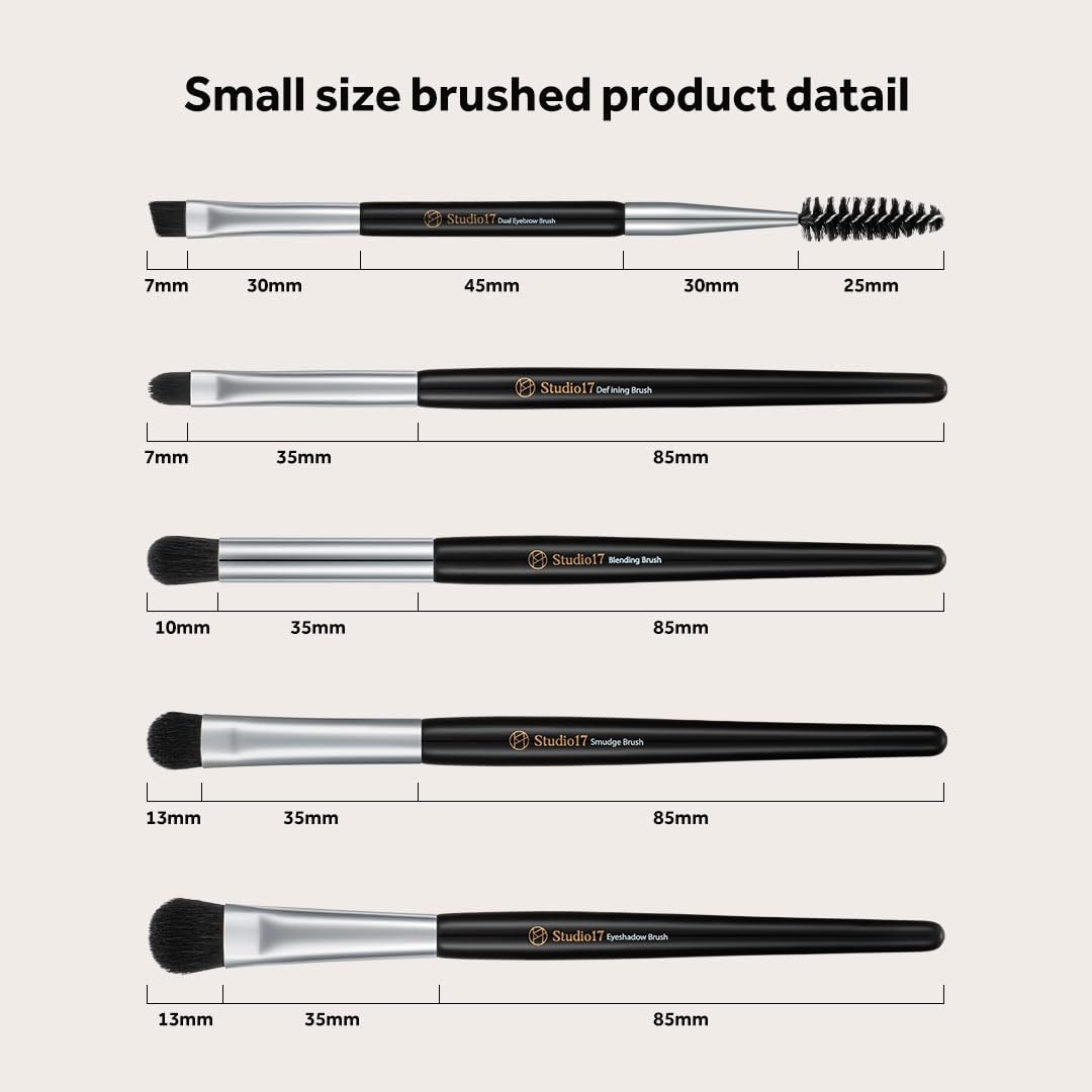 Studio17 Make Up Bundle Eye Make up Brush Set & PangPang