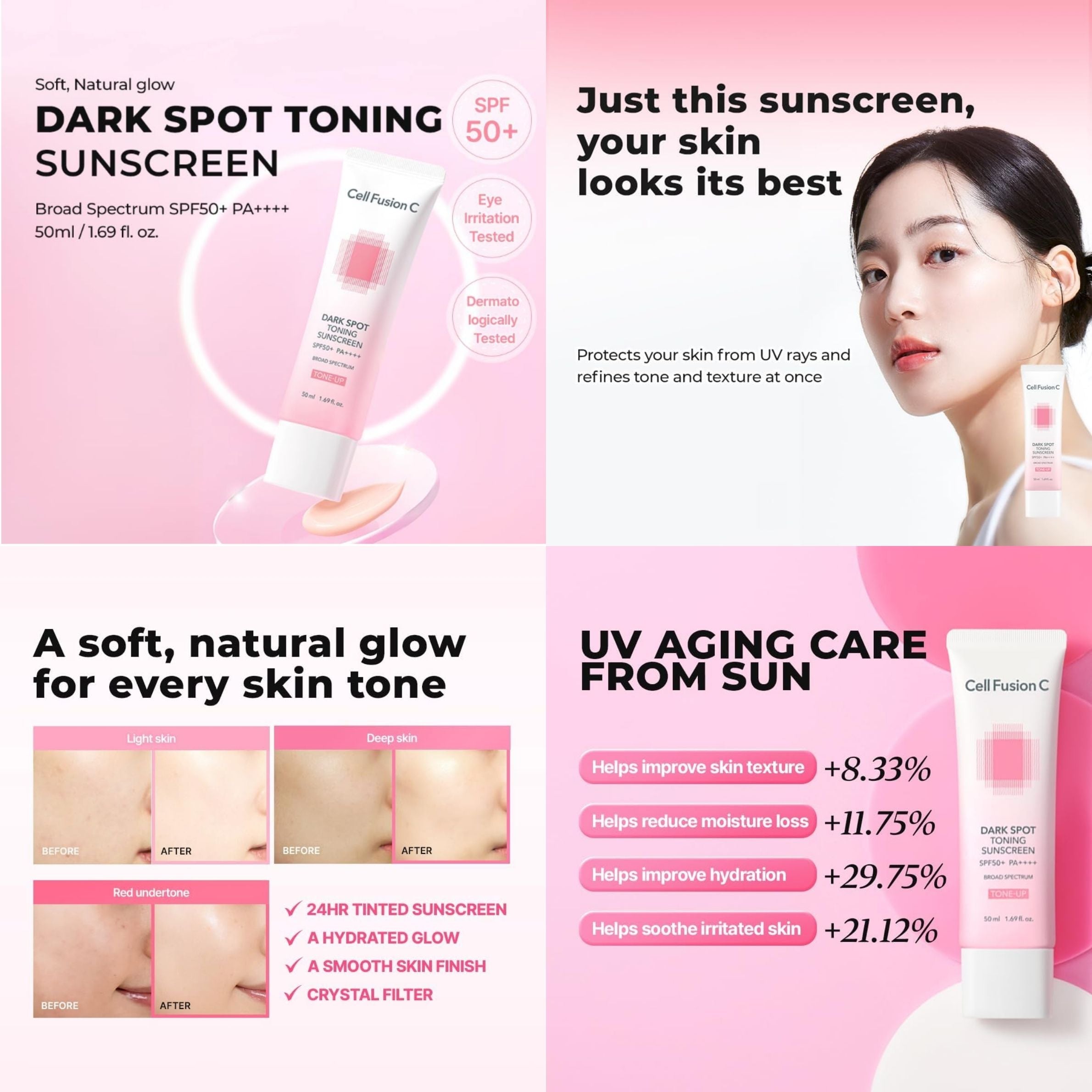 [PRE-ORDER] CELL FUSION C Dark Spot Toning Sunscreen SPF50 PA++++ 50ml