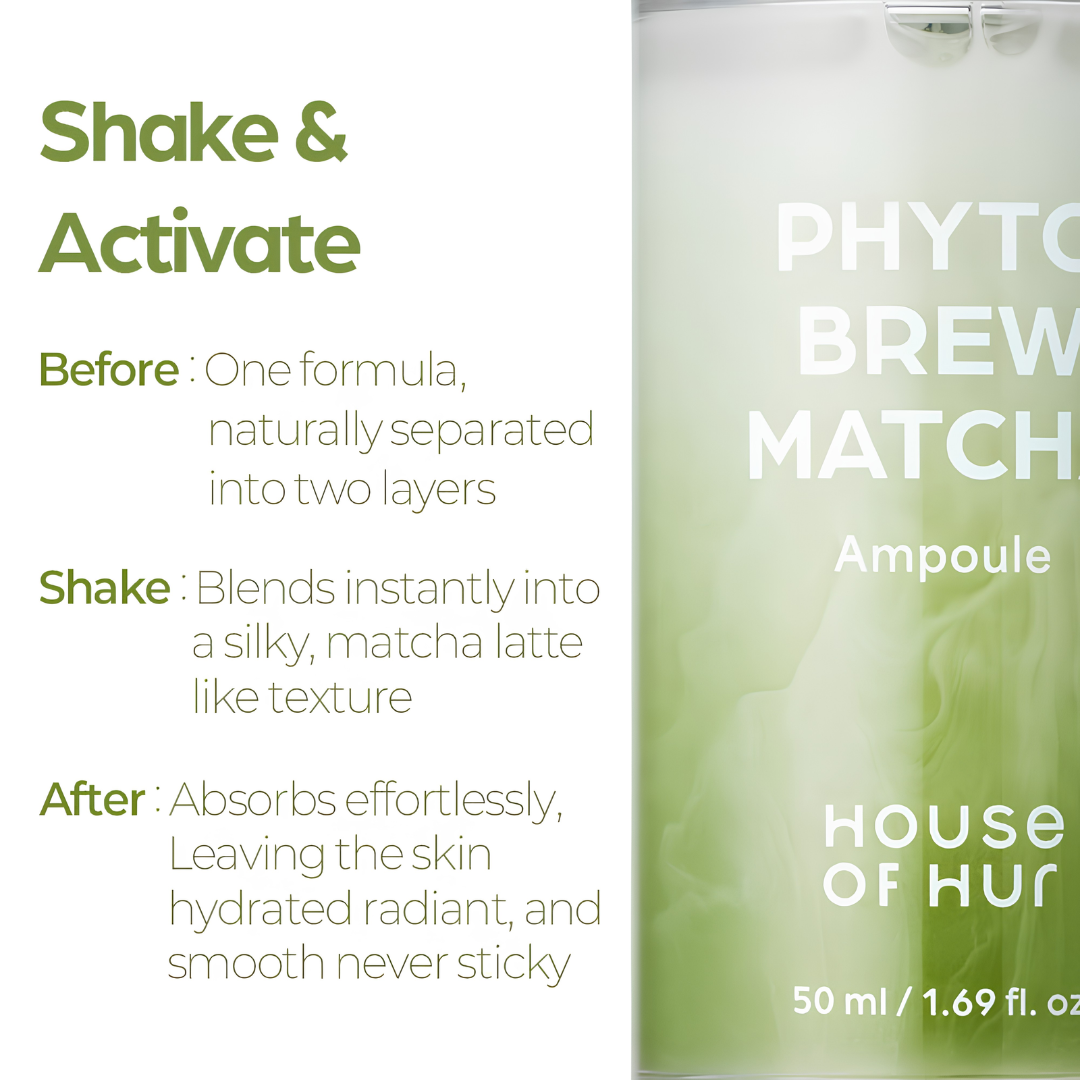 [PRE-ORDER] House of Hur Phyto Brew Matcha Series Ampoule 50ml