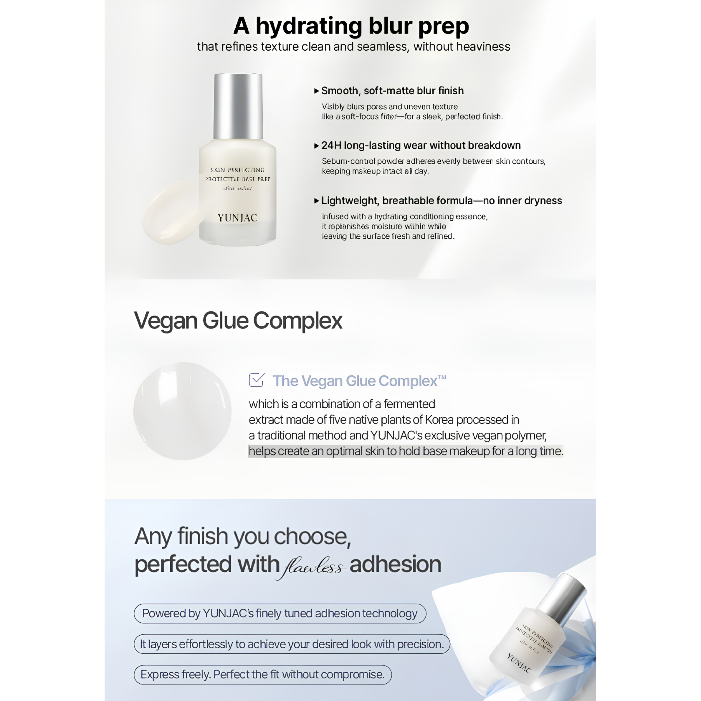 [PRE-ORDER] Yunjac Skin Perfecting  Protective Base Prep Silent Velvet 25ml