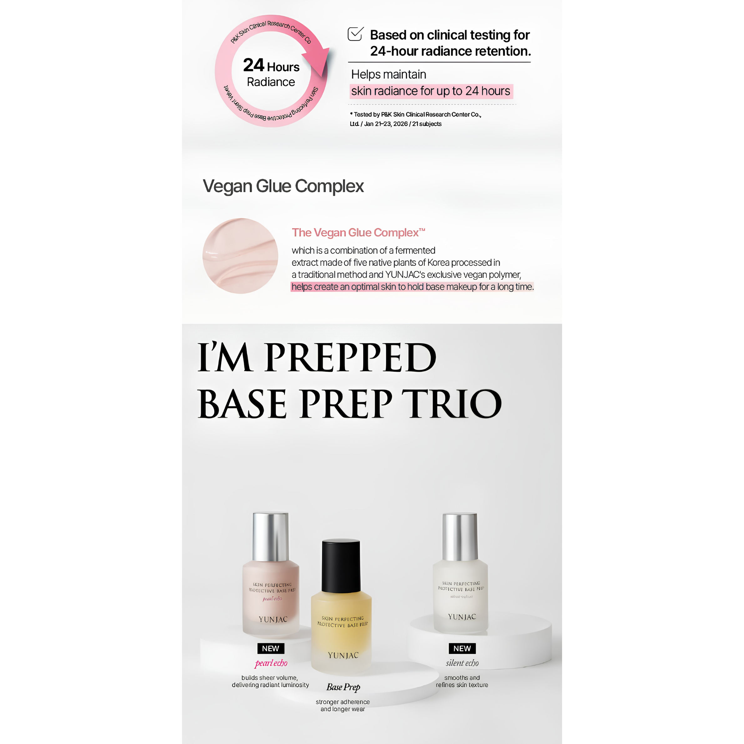 [PRE-ORDER] Yunjac Skin Perfecting  Protective Base Prep Pearl Echo 25ml
