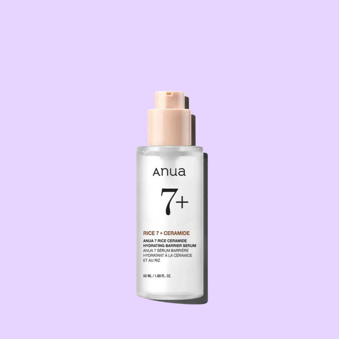 Anua Rice Series Cleansing Powder, Moisturiser, Toner & Serum