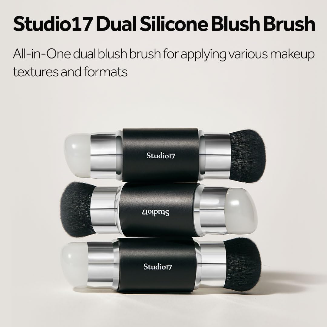 [PRE-ORDER] STUDIO 17 Dual-Ended Silicone Blush Brush