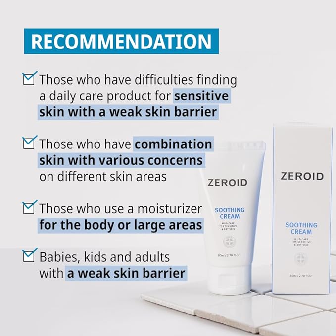 ZEROID Soothing Cream 80ml