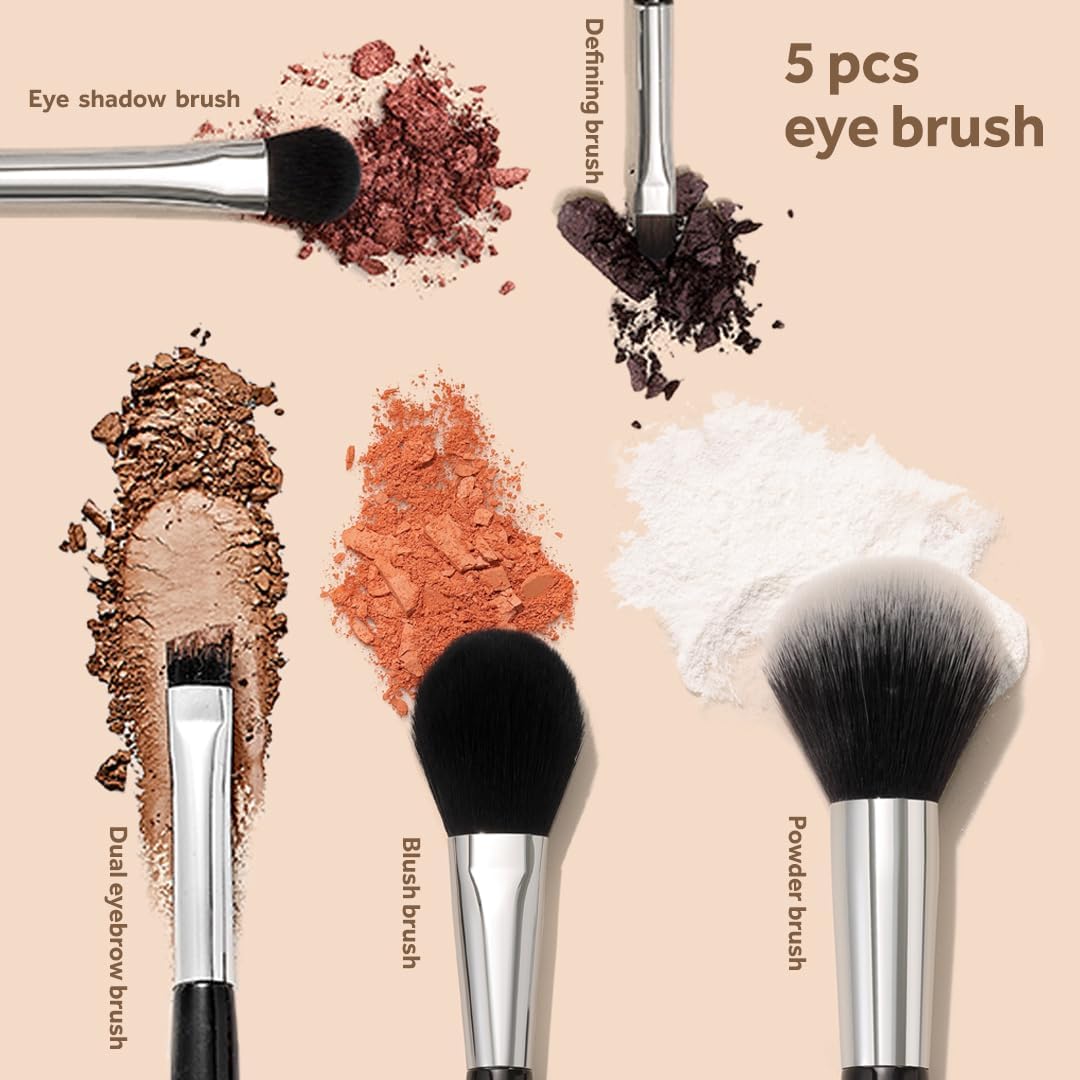 [PRE-ORDER] STUDIO 17 Travel Makeup Brush Set 5 Pcs