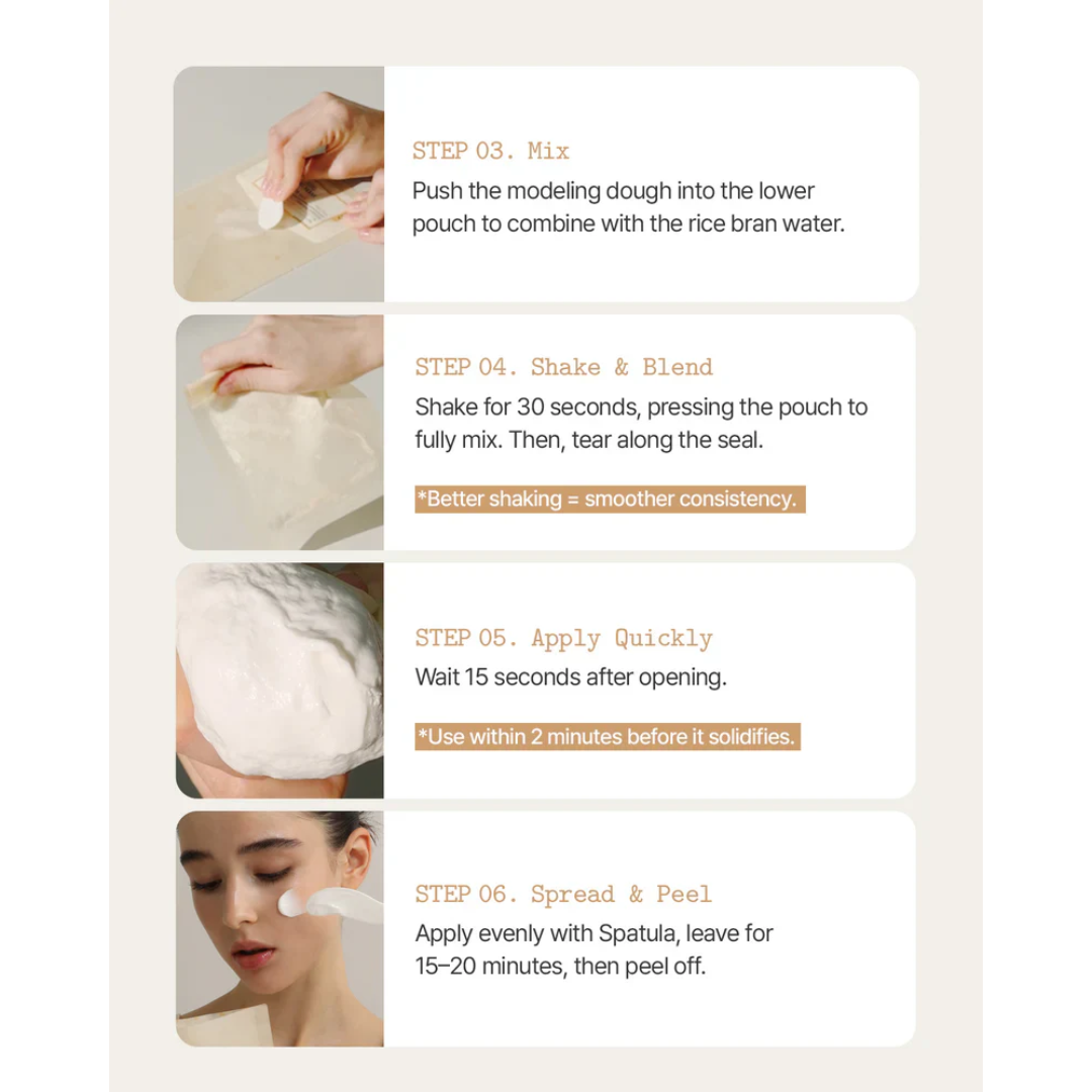 [PRE ORDER] FULLY Rice Dough Modeling Mask  4ea