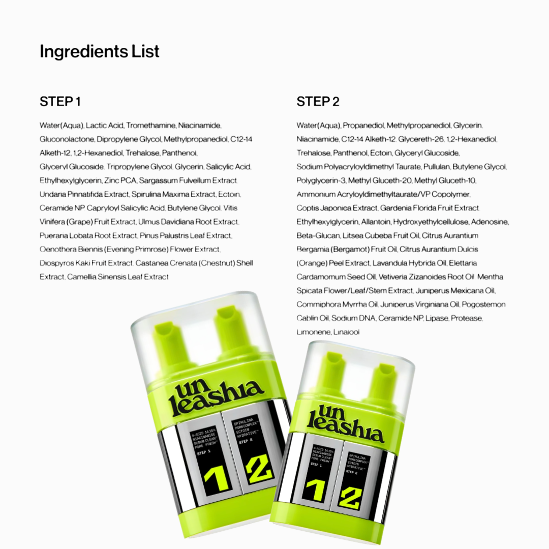[PRE ORDER] Unleashia Two Step Zero Pore Overnight Bubble Mask 40ml