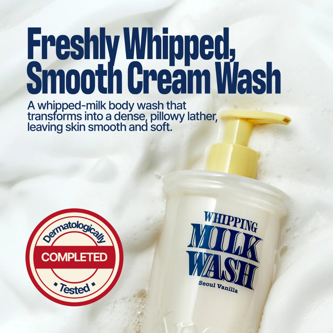 KNOCK Whipping Milk Wash Seoul Vanilla 300ml [New Launch]