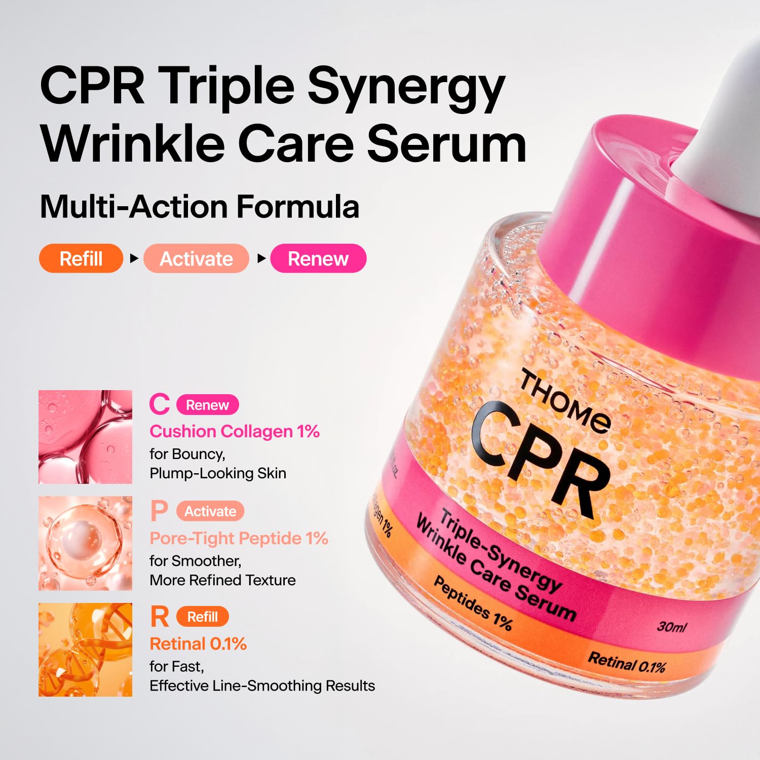 [PRE ORDER] THOME CPR Triple-Synergy Wrinkle Care Serum 30ml