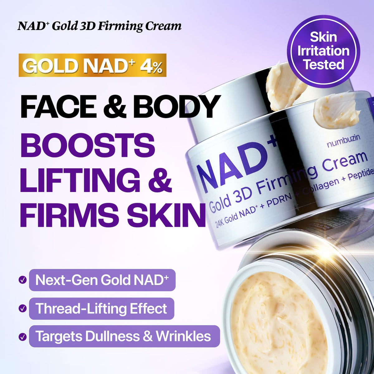 [PRE ORDER] Numbuzin No.9 NAD+ GOLD 3D Firming Cream 50ml