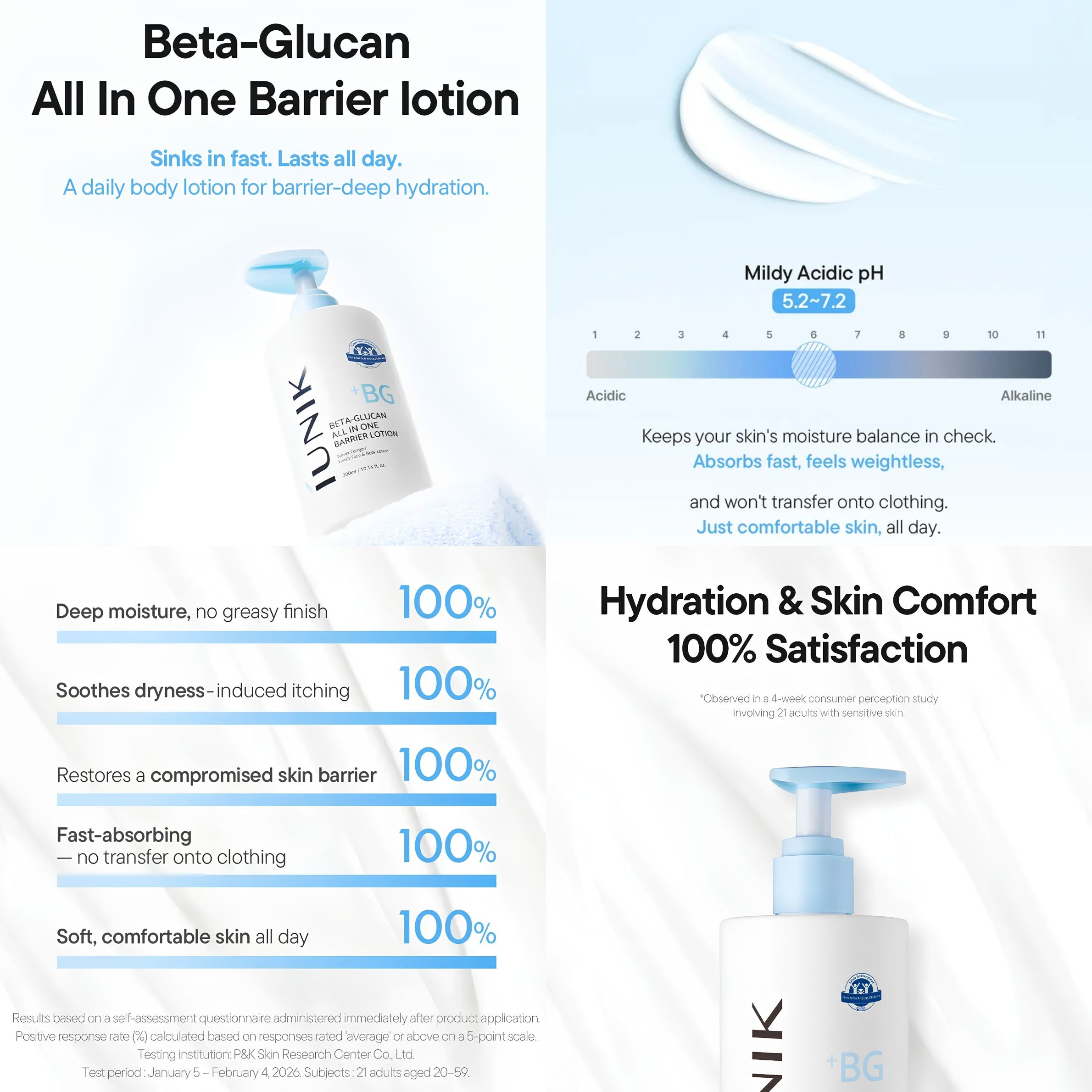 [PRE-ORDER] iUNIK - Beta-Glucan All In One Barrier Lotion 300ml