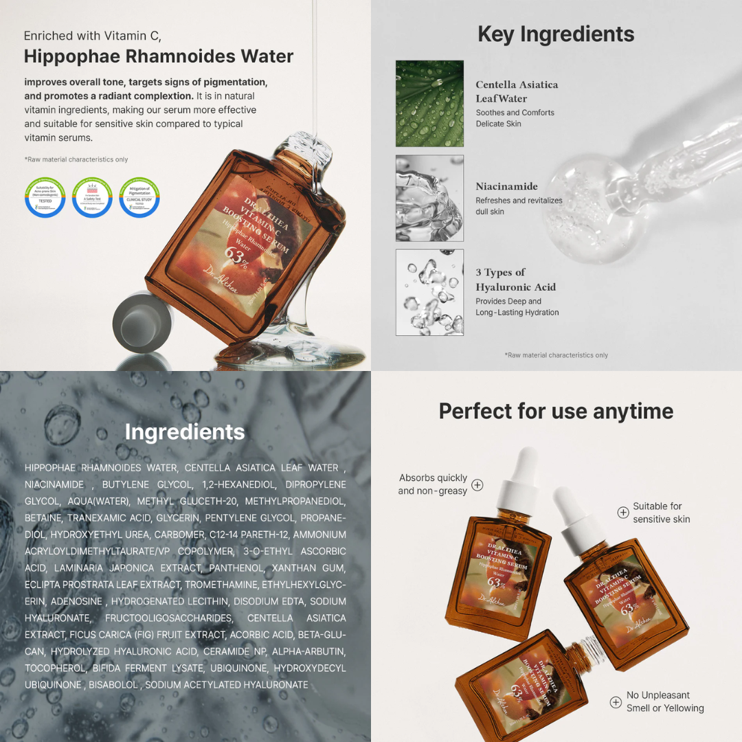 [PRE ORDER] Dr Althea Brightening Bundle - Vitamin C Boosting Serum 30ml + Melaclear Cream 20g