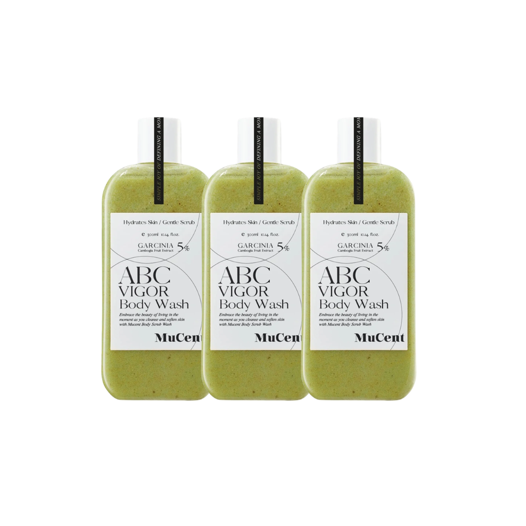 Buy 2 Get 1 Mucent ABC Vigor Body Wash Fresh Lime 300ml