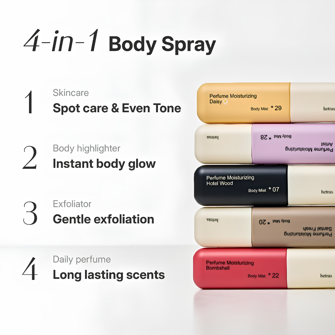 [PRE-ORDER] Hetras Double Shot Perfume Body Mist 120ml