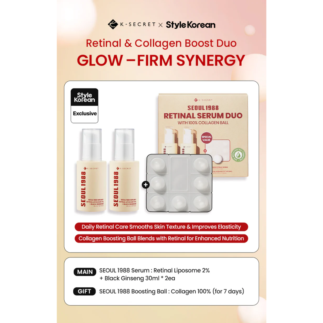 K-SECRET Retinol Serum Duo 30mlx2