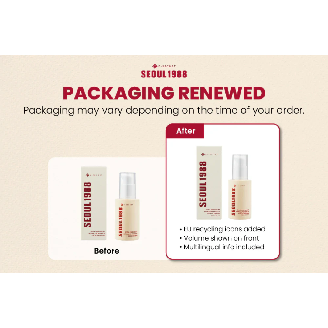 K-SECRET Serum: Retinal Liposome 2% + Black Ginseng 30ml