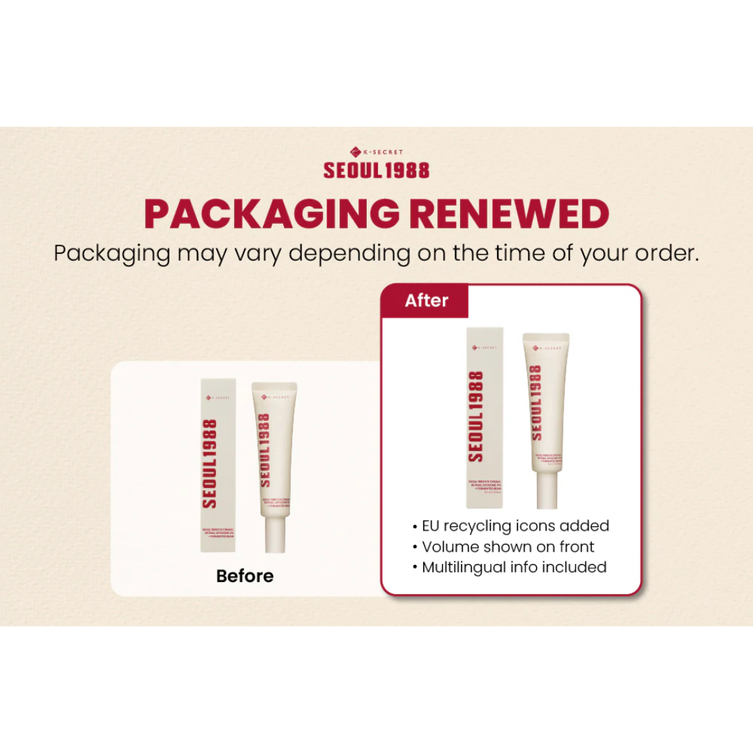[PRE ORDER] K-SECRET Eye Cream: Retinal Liposome 2% + Fermented Bean 30ml