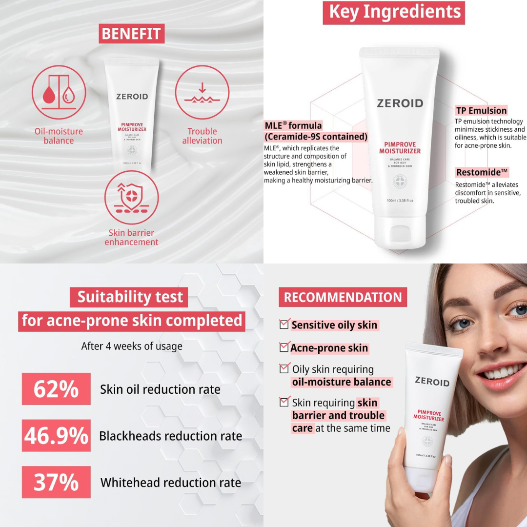 Zeroid Pimprove/Intensive Lotion & Cream Series