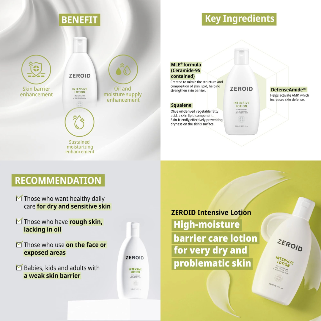 Zeroid Pimprove/Intensive Lotion & Cream Series
