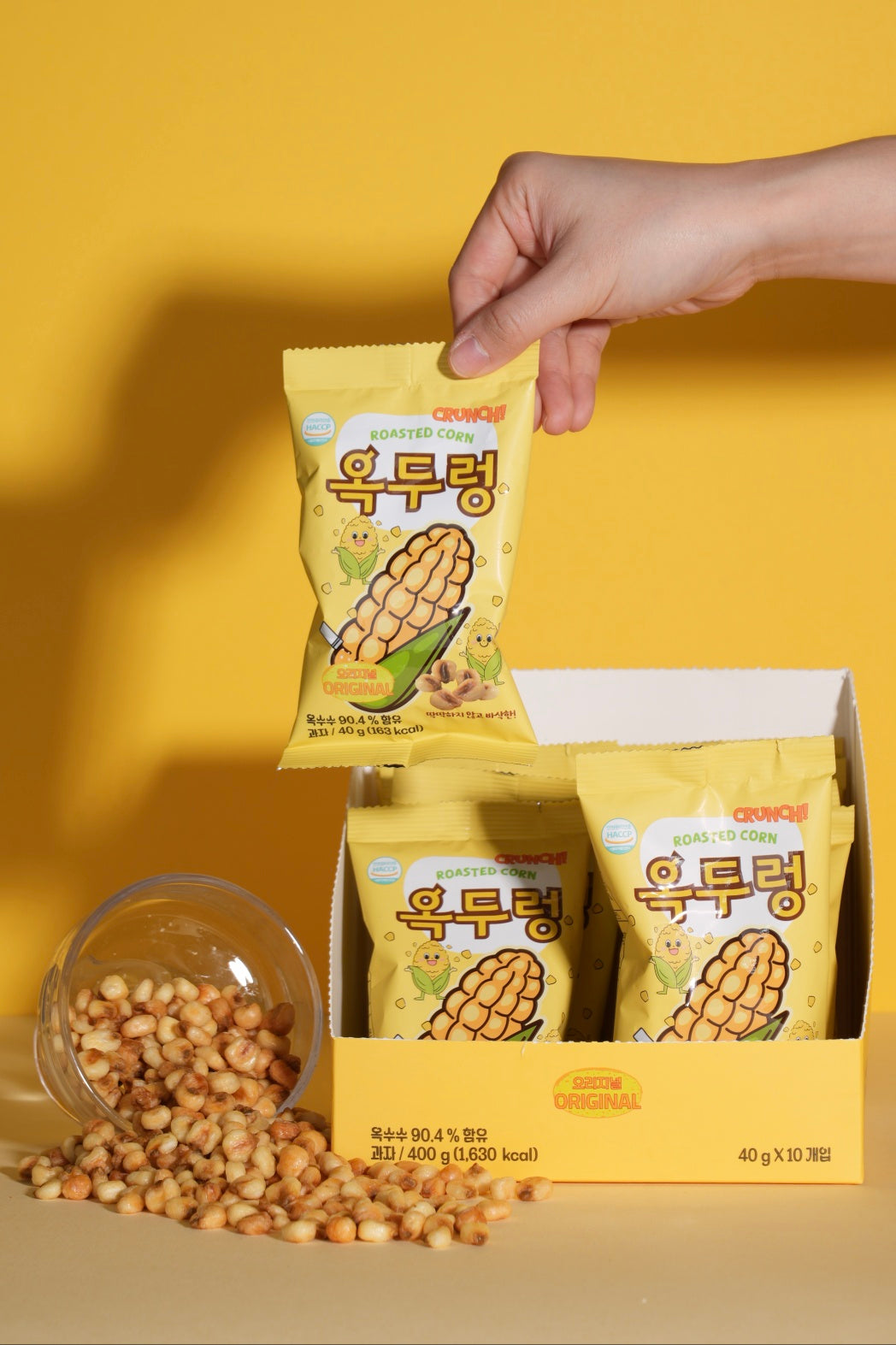 [CNY SPECIAL] Original Flavour Okdereoung Roasted Corn Snack 40g(ea)